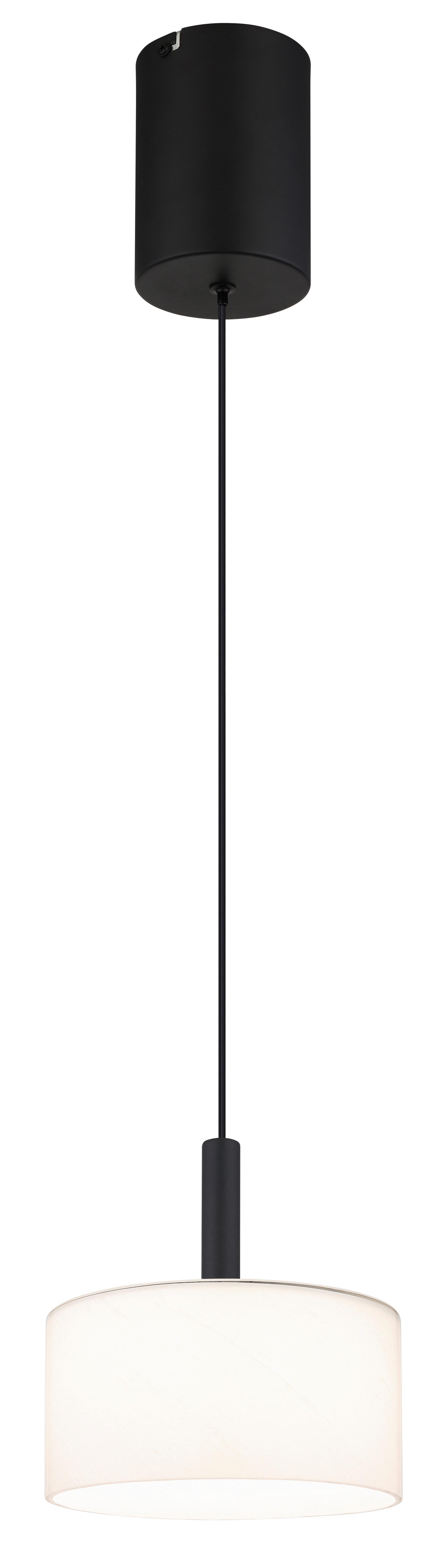 LAMPA WISZĄCA LISSI - czarny/opal, Design, tworzywo sztuczne/metal (20/150cm) - Collet's Monde