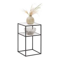 Regal Paxton Ii - črna/bela, Moderno, kovina/leseni material (35/35/59cm) - Mömax