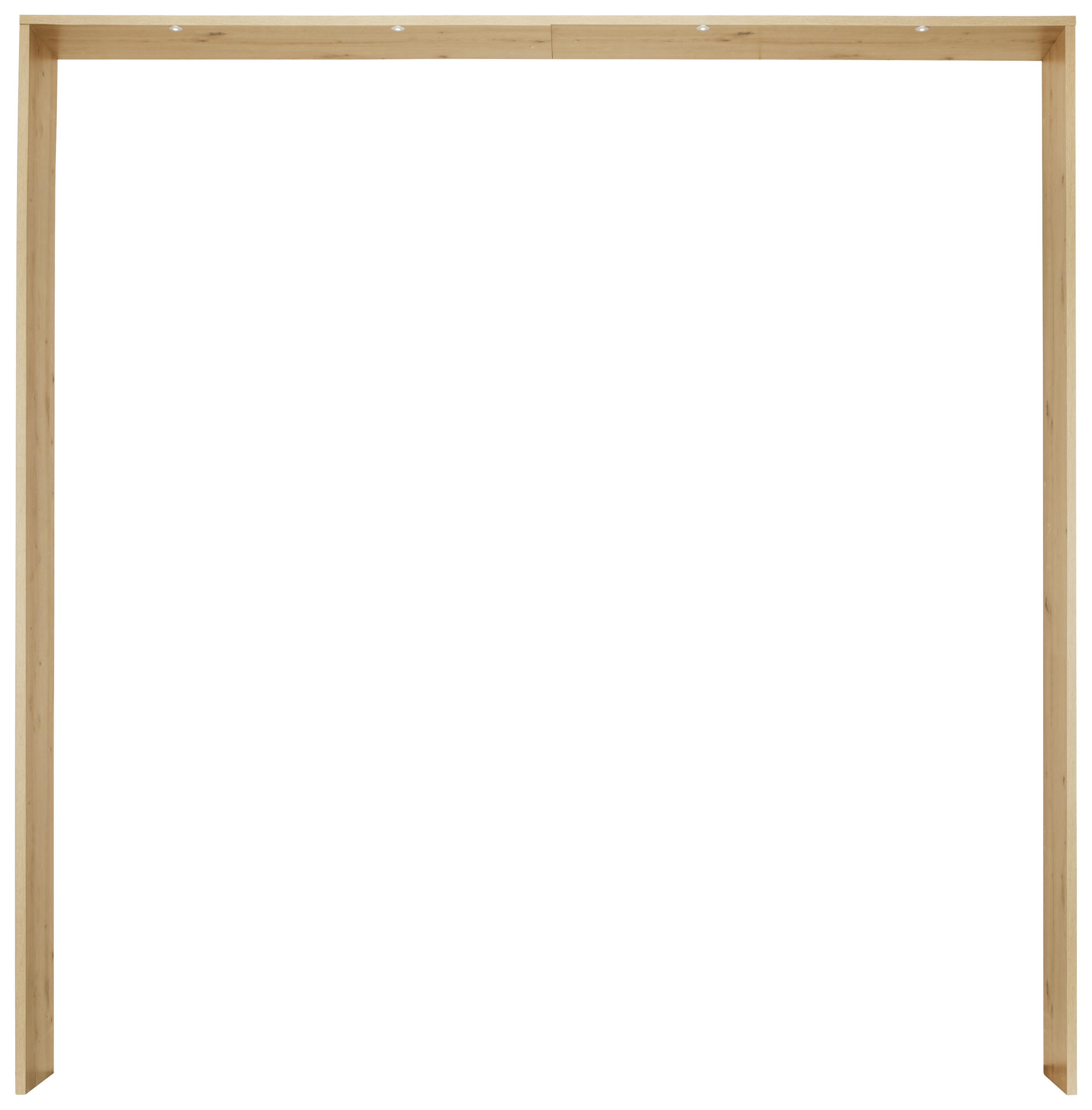 Okrasni Okvir Quadra - hrast, leseni material (226/229/63cm) - Modern Living
