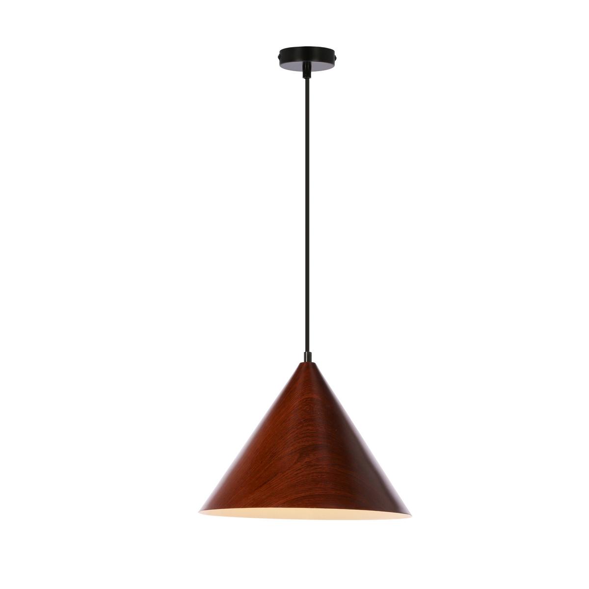 Viseća Svjetiljka Dunca - boje oraha/crna, Design, metal (32/32/115cm)