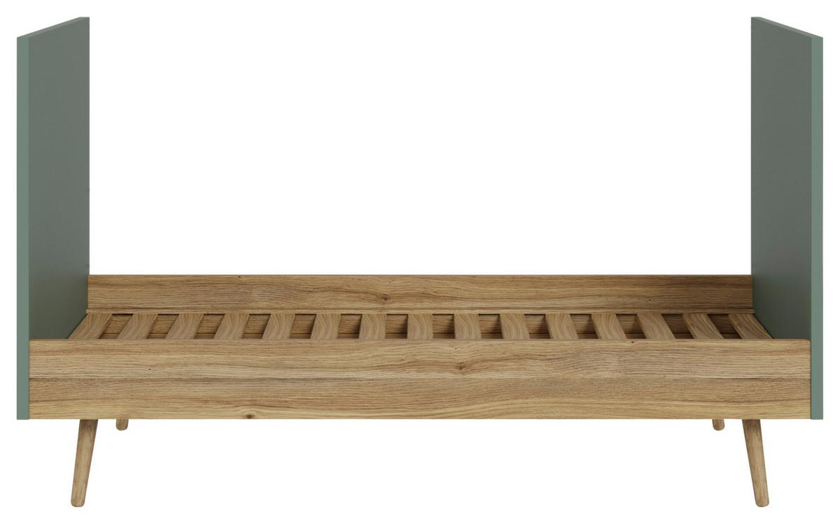 Dječiji Krevetić Whenua - boje hrasta/boje kadulje, Moderno, drvni materijal (76,5/86/144,4cm) - Mömax