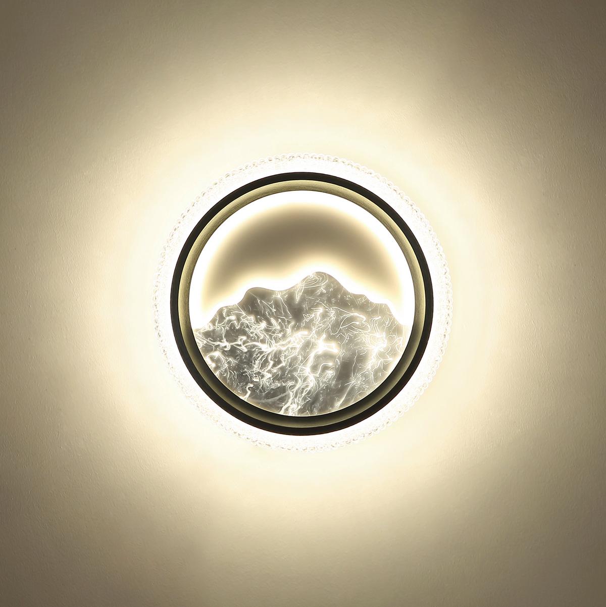Led-deckenleuchte 48494-28 Odessa - Sandfarben/Klar, Basics, Kunststoff/Metall (39,5/5,5cm) - Globo