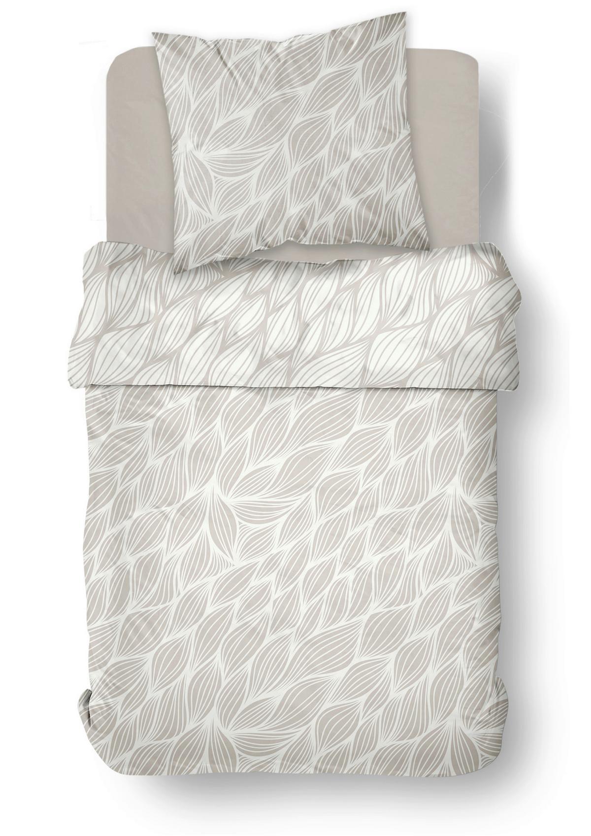 Posteljnina Andrea - sivobež, tekstil (140/200cm)