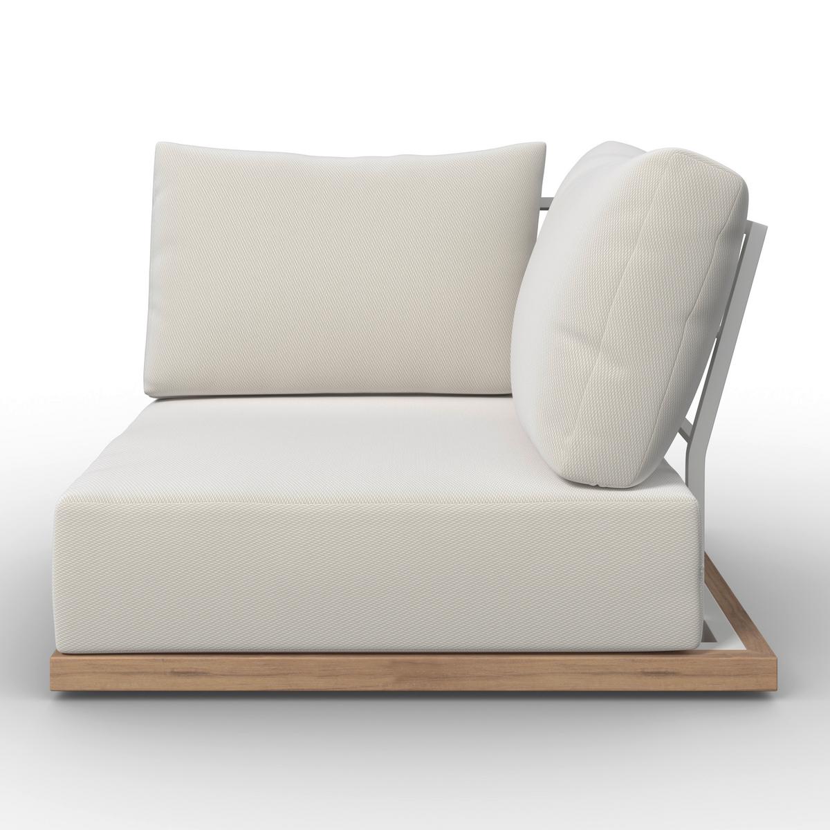 Vrtna Garnitura Jolly - bijela/boje bagrema, Moderno, drvo/metal - Bessagi Garden