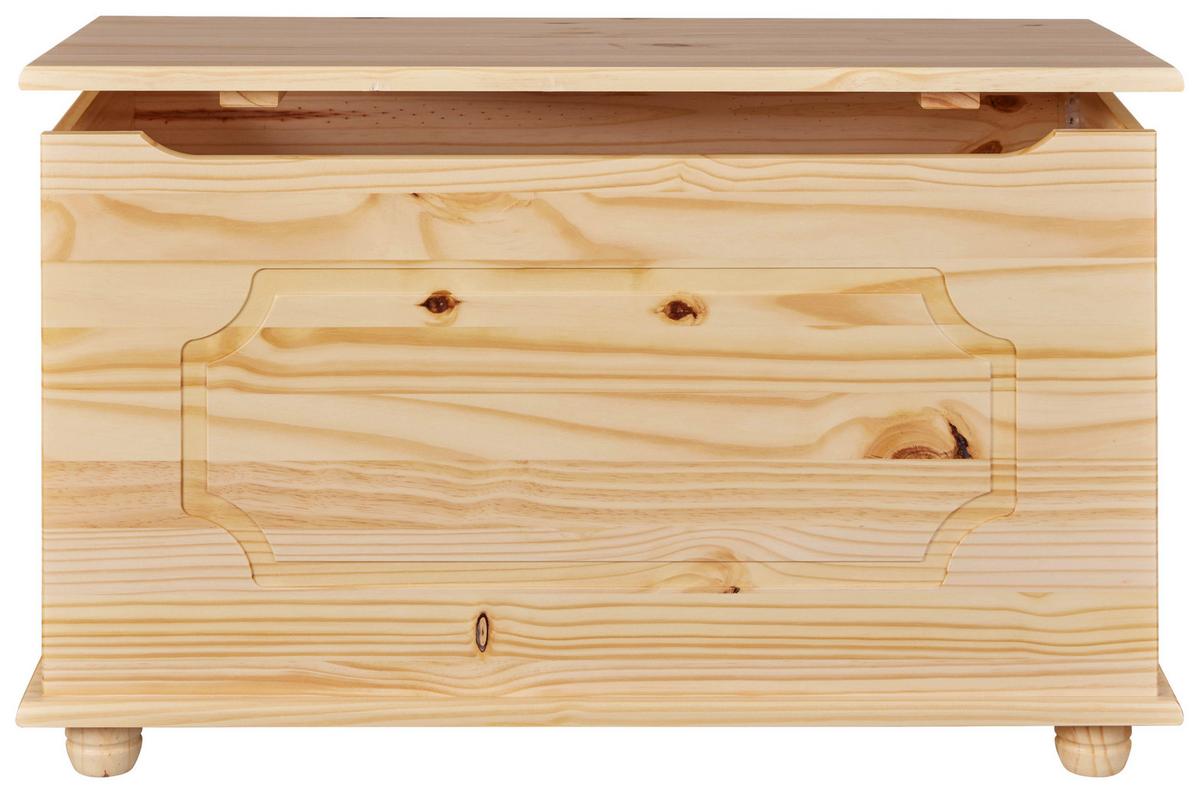 Truhe Emel Kiefer - Naturfarben, Basics, Holz (89/53/47cm) - MID.YOU