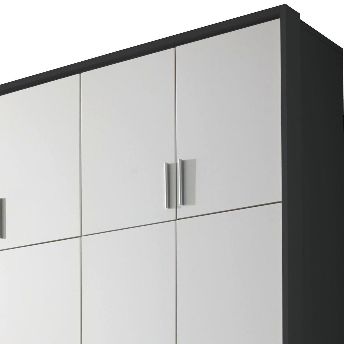 Ormar S Klasičnim Vratima Hildesheim - bijela/siva, Design, drvni materijal/plastika (275/231/56cm) - Modern Living
