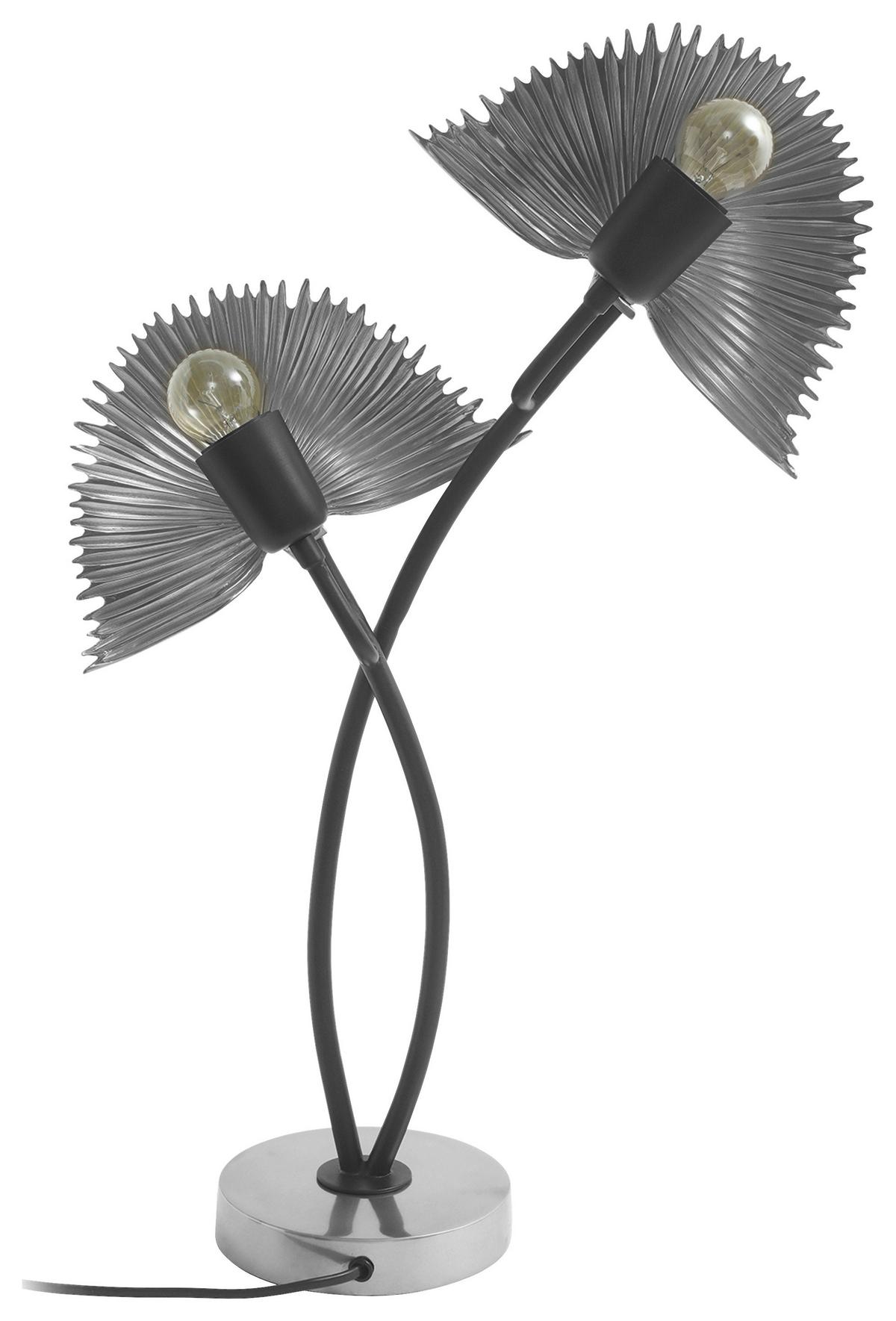 Tischleuchte Sue 100 Silber - Silberfarben, Basics, Metall (38/16/60cm) - Kayoom