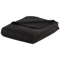 Fleecedecke Felicity in Schwarz ca. 140x200cm - Schwarz, KONVENTIONELL, Textil (140/200cm) - Modern Living
