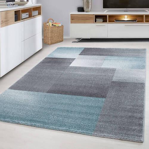 Tkana Preproga Lucca, Modra, 240x340cm - modra, Trend, tekstil (240/340cm) - Novel