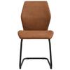 SVIKTSTOL ANIKA - brun/svart, Modern, metall/textil (49/91/59cm) - Mömax