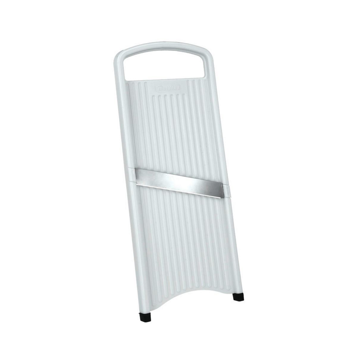 Szeletelő Uborka - fehér, műanyag/fém (8.6/21.7/1.2cm)