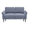 2-Sitzer-Sofa Custom Dunkelgrün - Dunkelgrün/Blaugrau, MODERN, Holz/Textil (150/85/92cm) - Mömax