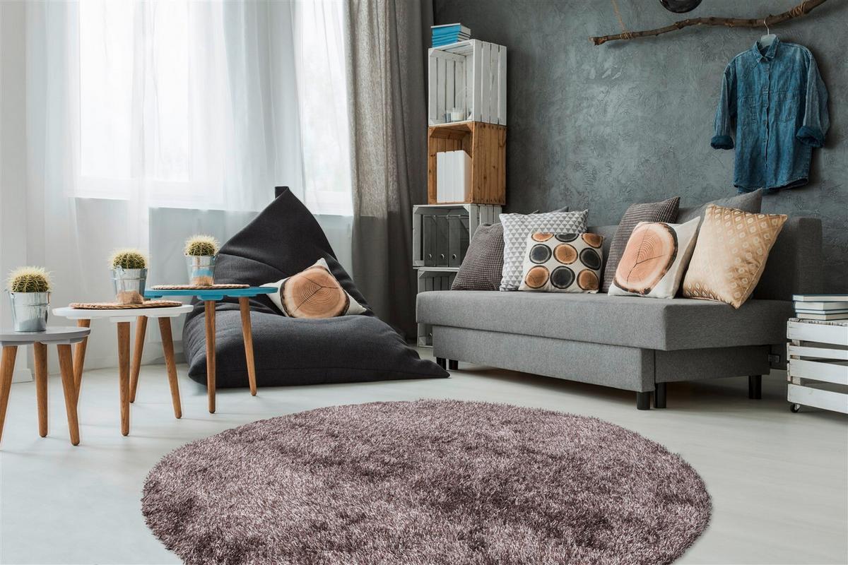 HOCHFLORTEPPICH DIAMOND 700 CHAMPAGNER - Champagner, Konventionell, Textil (120cm) - Kayoom