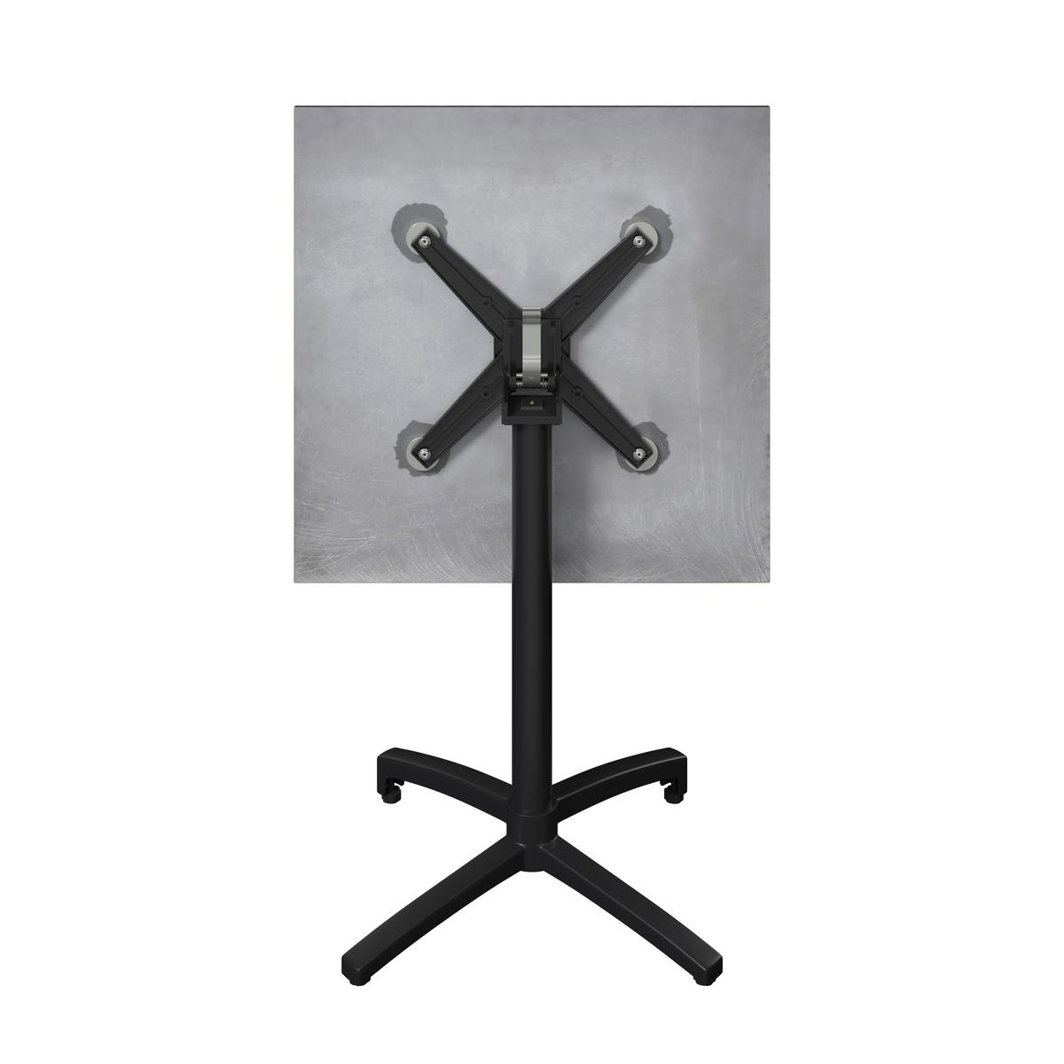 Gartentisch Heino Anthrazit - Anthrazit, Basics, Stein/Metall (70/70/75cm) - Mömax