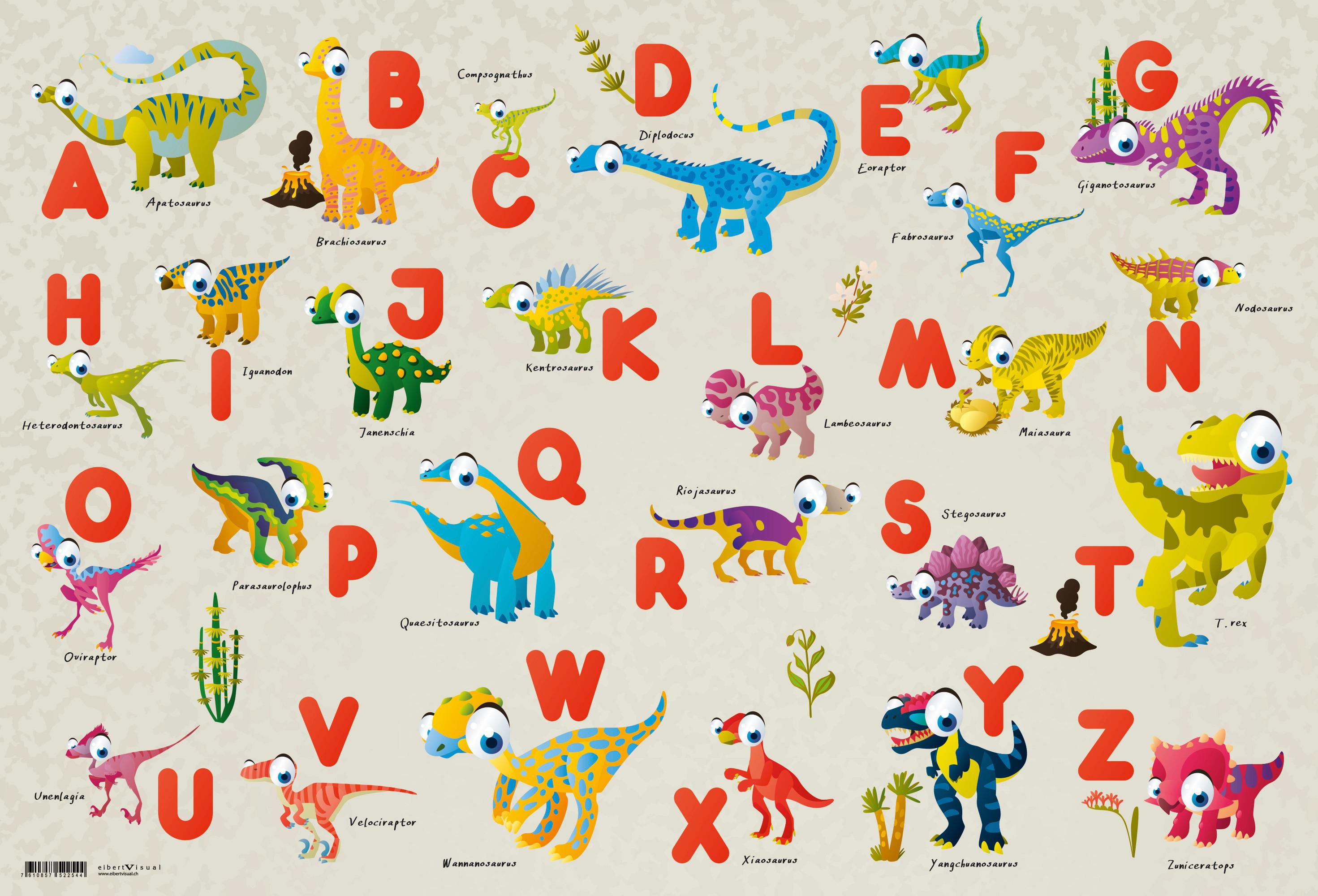 Schreibunterlage ABC ca. 60x40cm - Kunststoff (60/40cm)