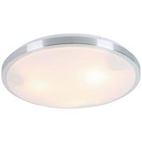 LAMPA SUFITOWA WINFRIED - biały/kolor aluminiowy, Konventionell, tworzywo sztuczne/metal (50/9cm) - Mömax