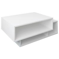 Klubska Miza Runila, Bela, 88x50 - bela, Moderno, leseni material (88/35/50cm) - MID.YOU