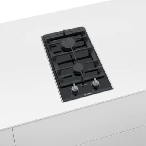 Gaskochfeld PRB3A6B70D Schwarz - Schwarz, KONVENTIONELL, Metall (30,6/4,7/52,7cm) - Bosch