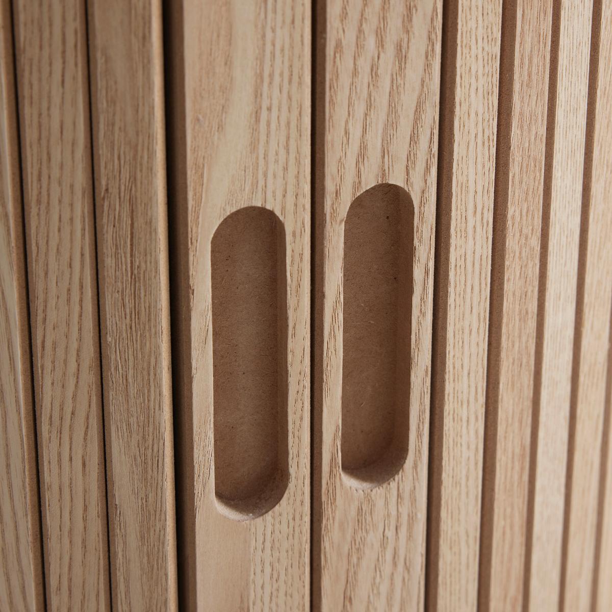 Nočna Omarica Skandy, Naravne Barve - naravne barve, Moderno, leseni material/les (40/65/40cm) - Premium Living