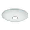 LED-TAKLAMPA ROSS -AKT- - vit/kromfärg, Romantik / Lanthus, metall/plast (68/68/8cm) - Mömax