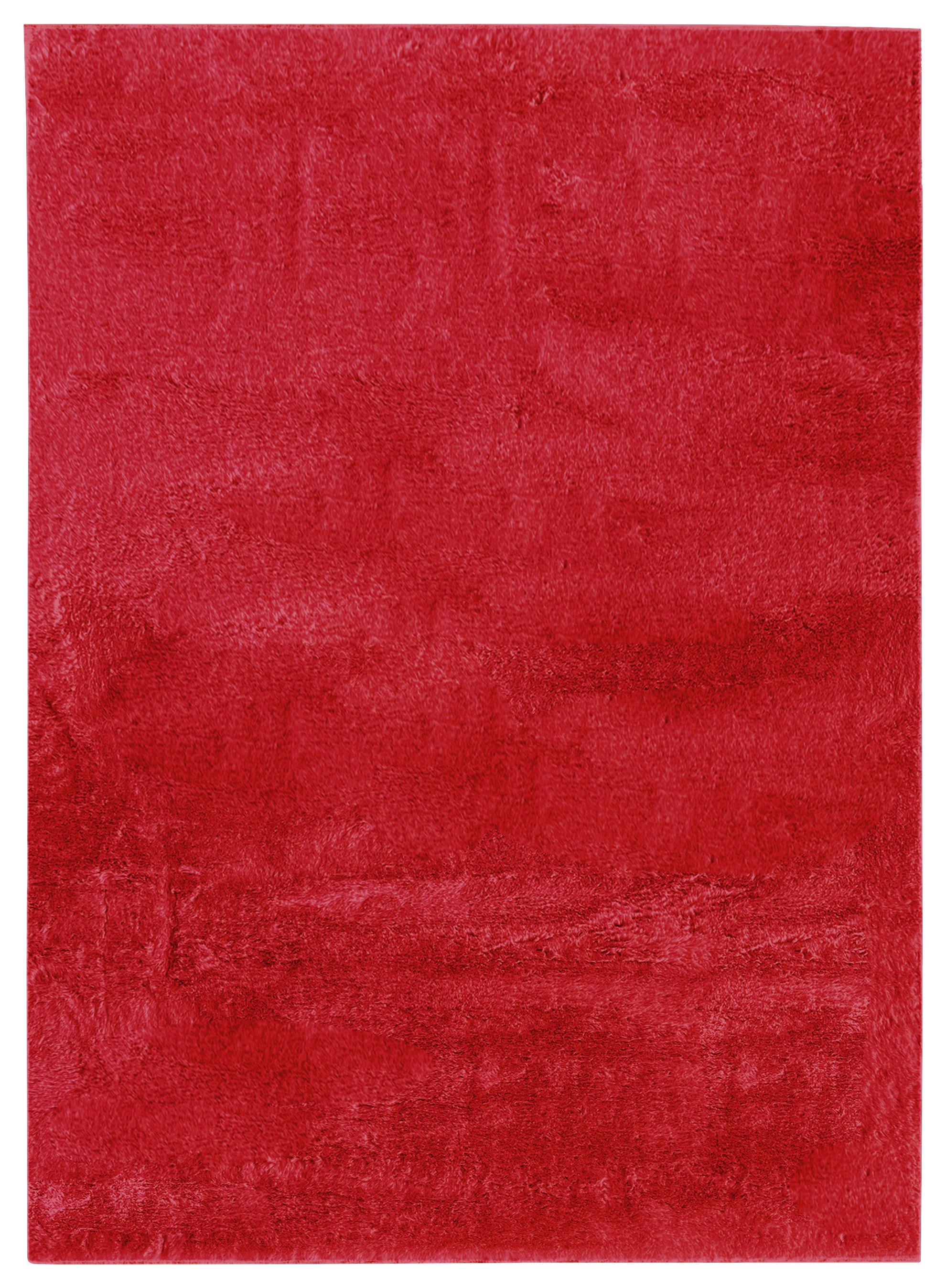 Műszőrme Caroline 160/220 - piros, Konventionell, textil (160/220cm) - Mömax