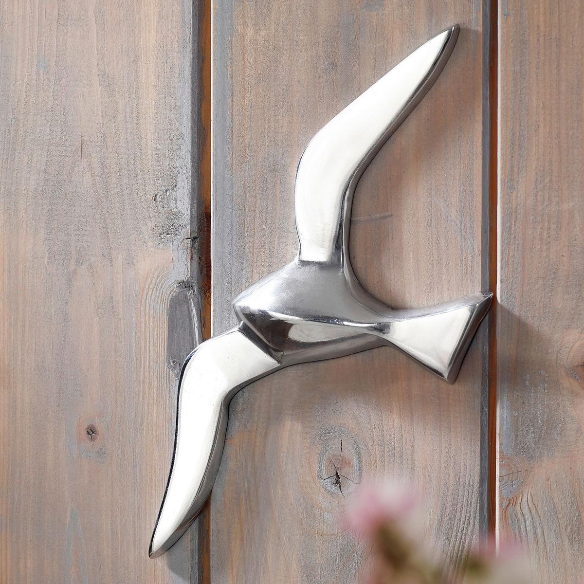 Wanddeko Wohnling Silberfarben - Silberfarben, MODERN, Metall (13/30/3cm) - MID.YOU