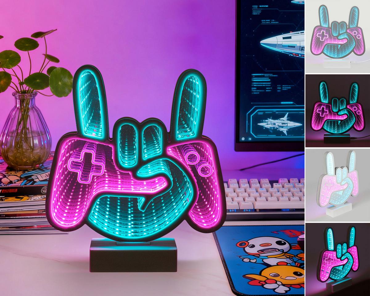 Led Svjetiljka Dekorativna Frani - bijela/boje kroma, Moderno, plastika (22,9/4,6/25,3cm) - Mömax