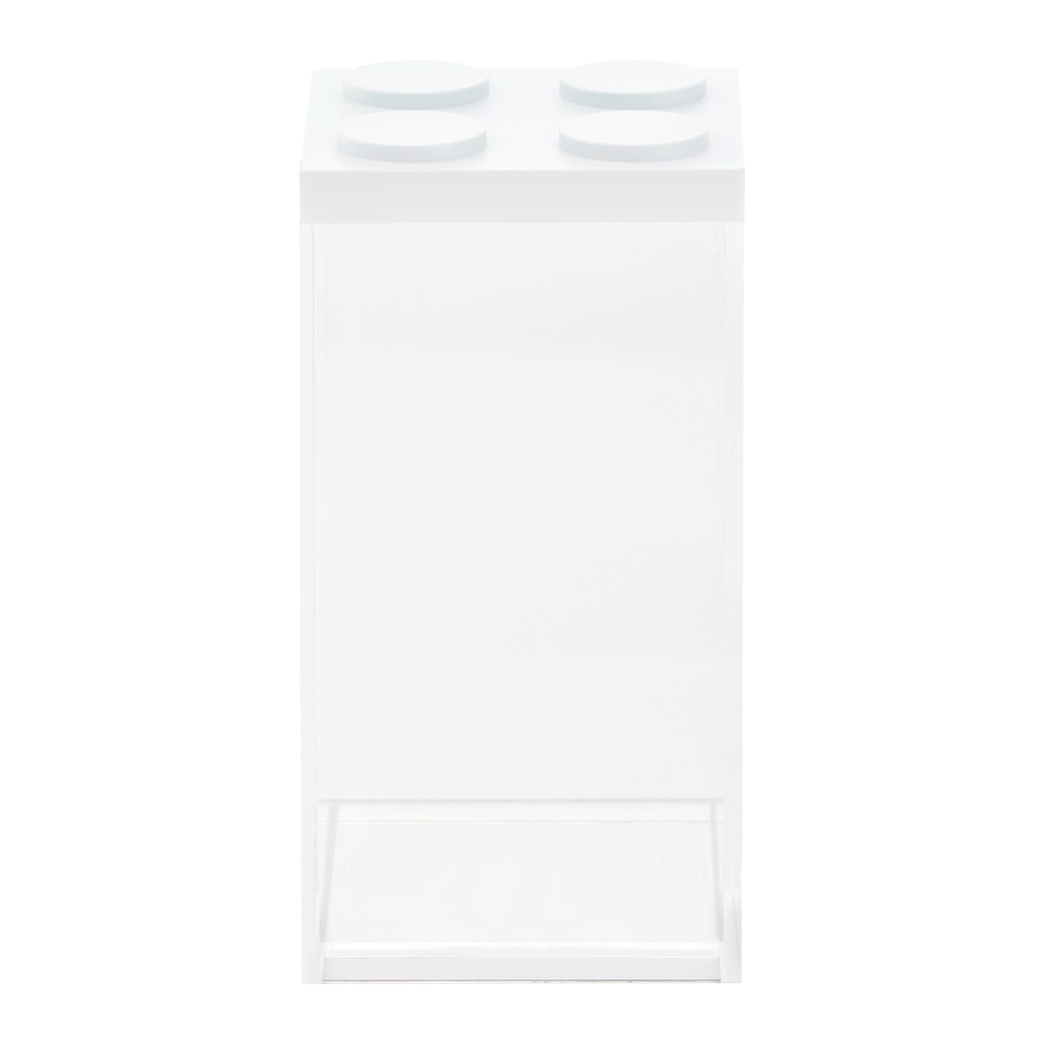 Vorratsdose Esila Transparent/Weiß ca. 1,5 l - Transparent/Weiß, Kunststoff (10/10/20,5cm)