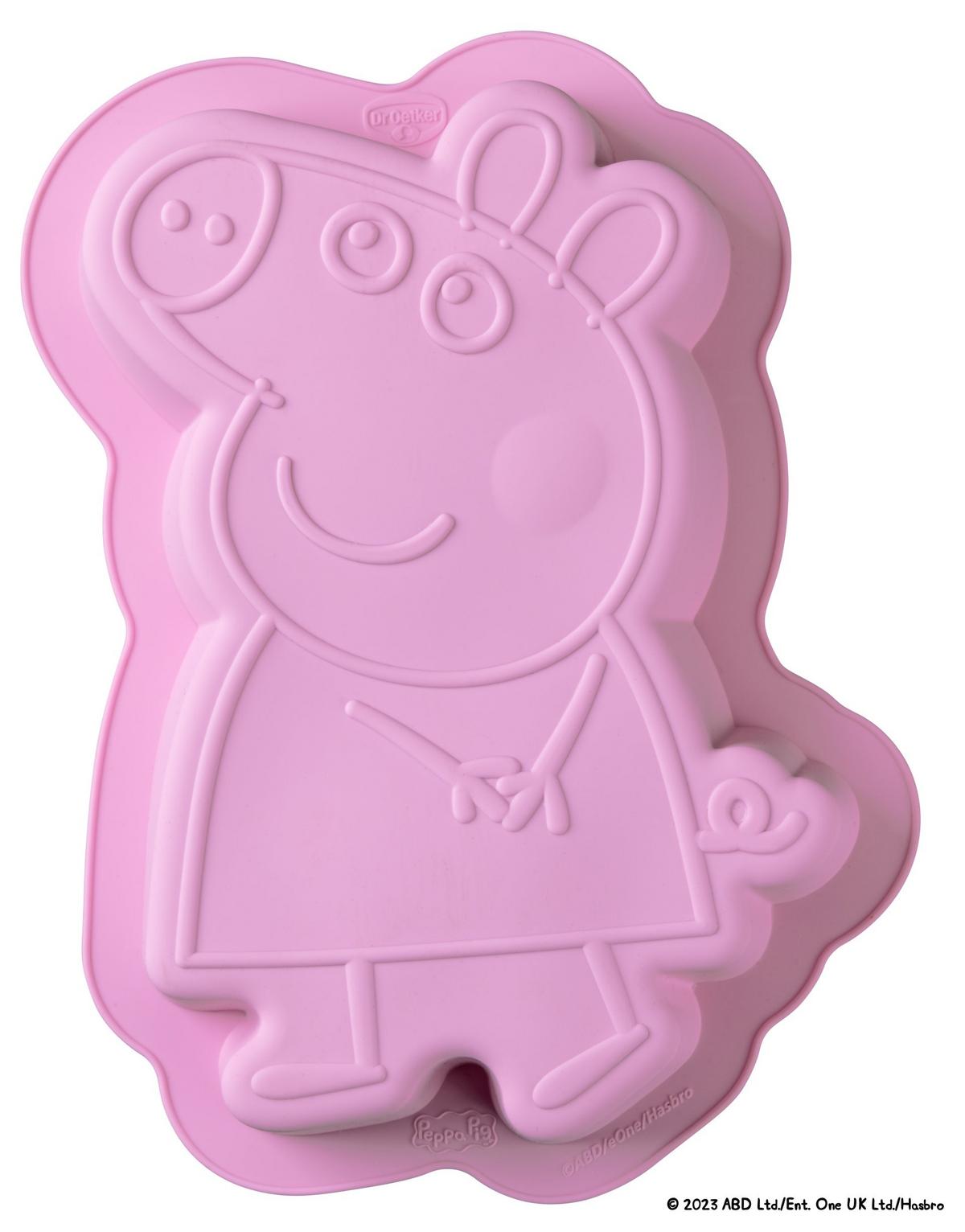 Silikonski Pekač Pujsa Pepa - pink, Trend, umetna masa (6/20/22cm) - Dr.Oetker