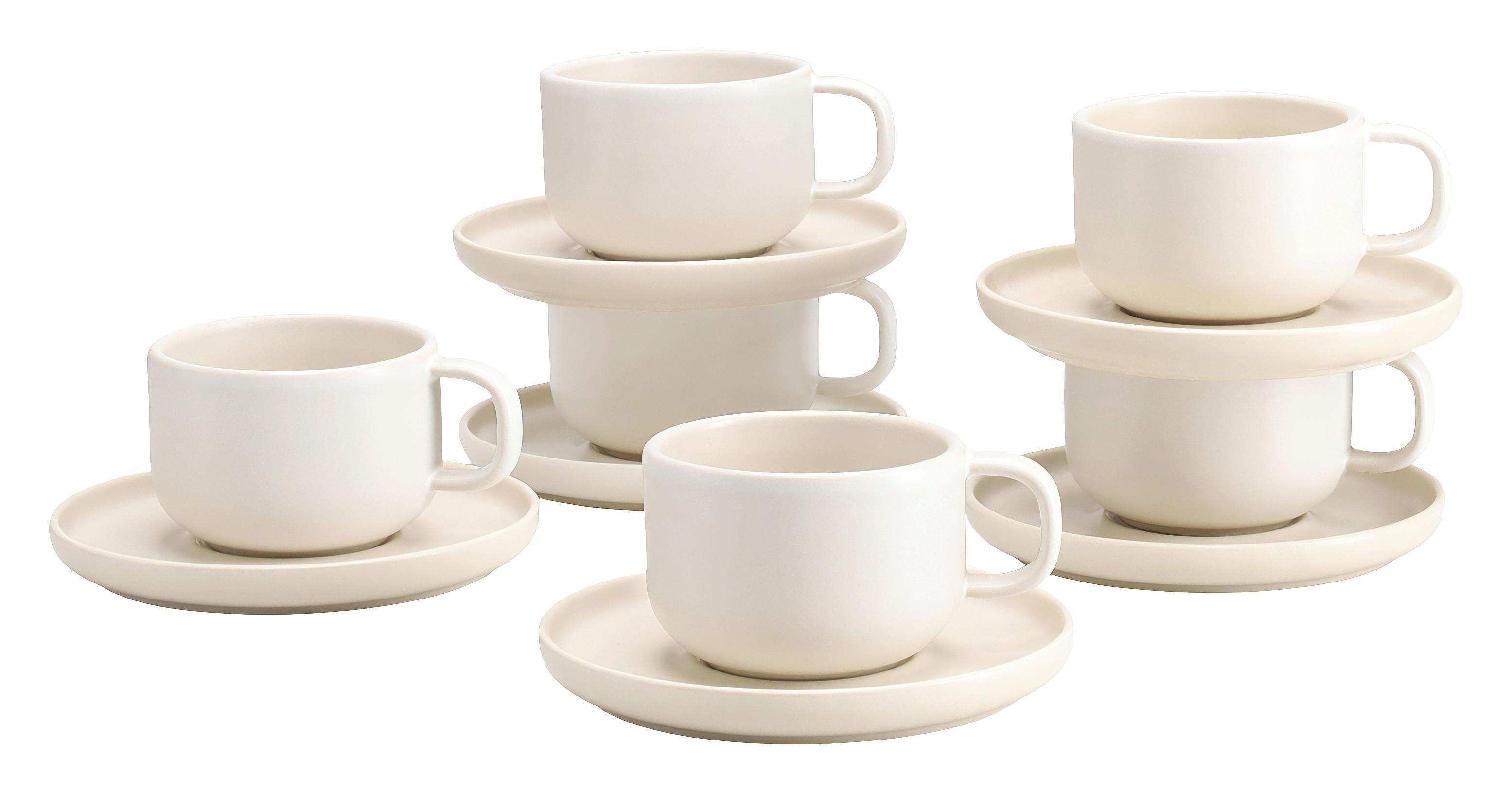 Csészekészlet 25260 Uno Offwhite - fehér, Trend, kerámia (240ml) - Creatable