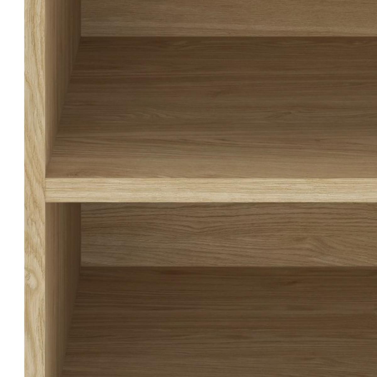 Regal Unit-Elements Midi - boje hrasta/crna, Moderno, drvni materijal (91,2/67,2/40cm) - Based