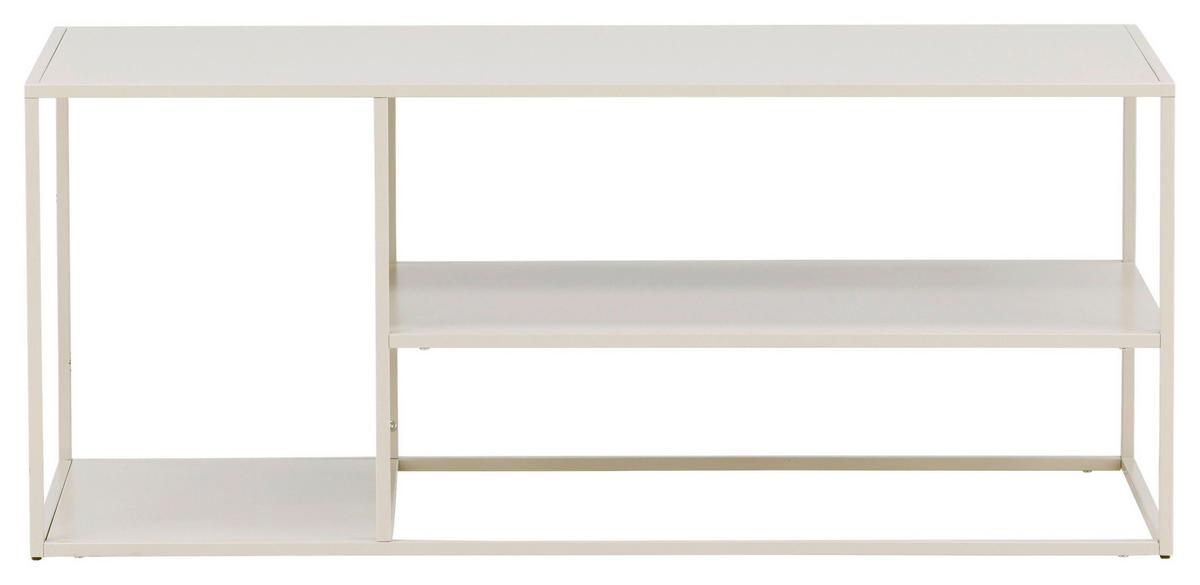 COUCHTISCH STAAL - Beige, Design, Metall (120/50/50cm) - Livetastic