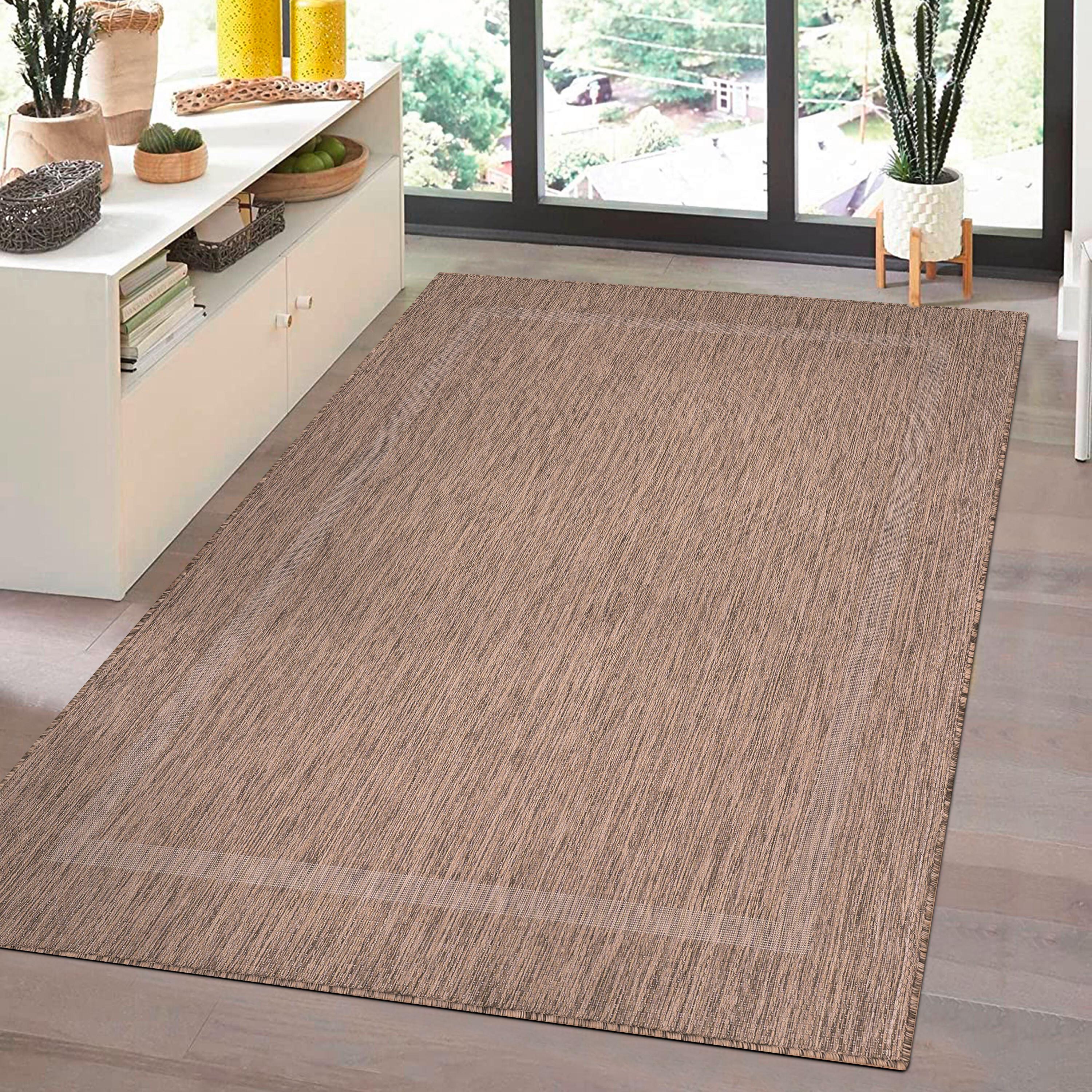Flachwebeteppich Relax Braun ca. 120x170cm - Braun, Basics, Textil (120/170cm) - Novel