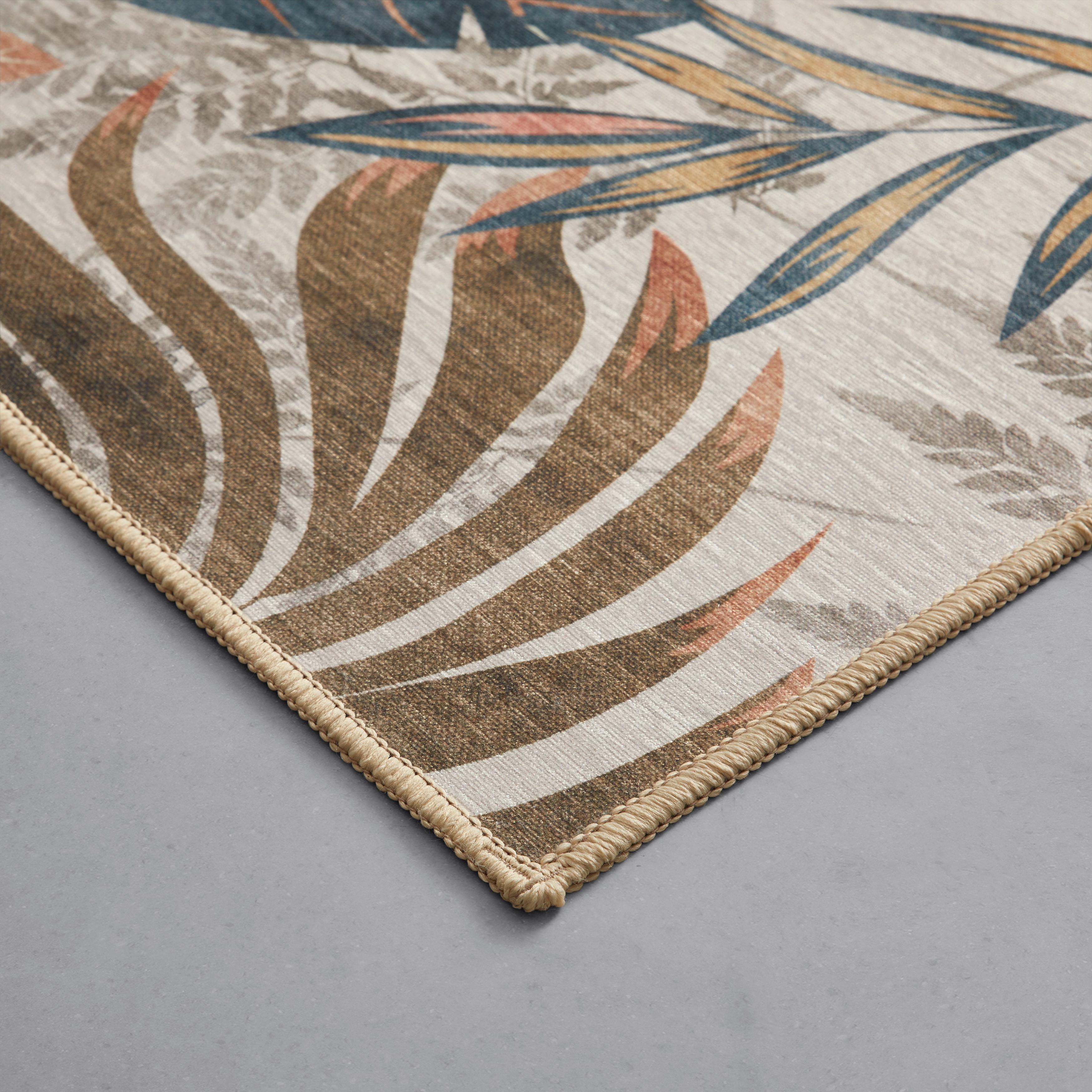 FLATVÄVD MATTA BLÄTTER 2 - multicolor, Modern, textil (160/230cm) - Modern Living