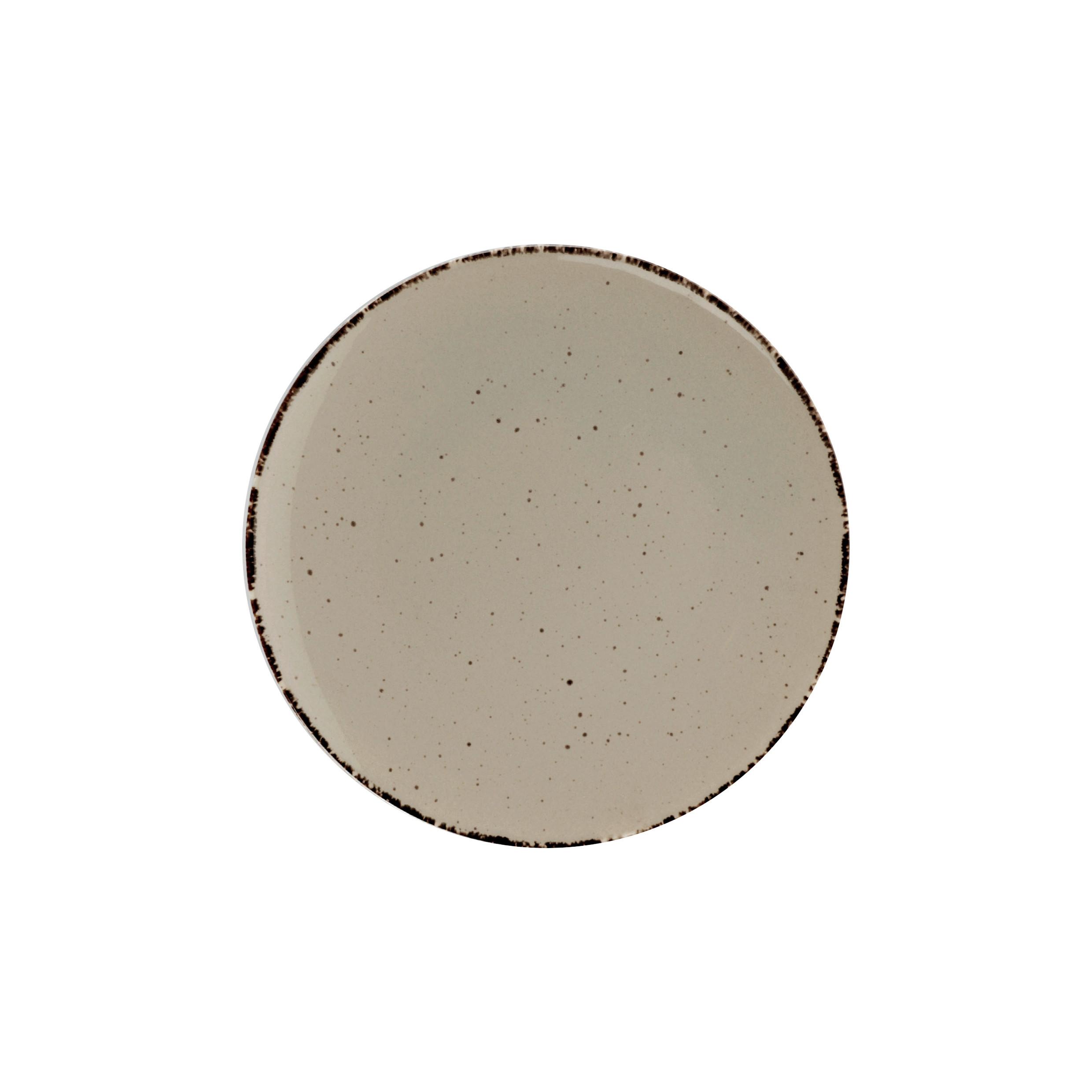 TALERZ DESEROWY URBAN LIFE - taupe, Lifestyle, ceramika (21,5cm) - Landscape