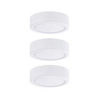 Unterbauleuchte 3-er Set Weiß max. 3x3 Watt - Weiß, Basics, Kunststoff (6,5/6,5/1,7cm) - Paulmann
