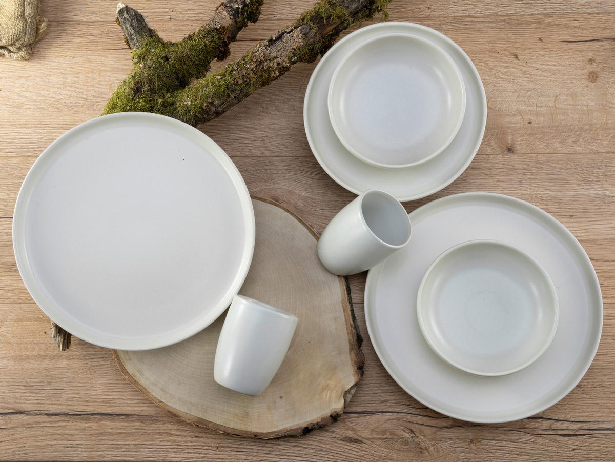 Kombinirani Servis Uno Offwhite, 16-Delni - bela, Basics, keramika - Creatable