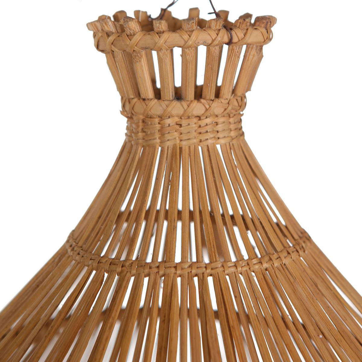 Leuchtenschirm Havanna Naturfarben - Naturfarben, LIFESTYLE, Holz (50/50cm) - Zandiara