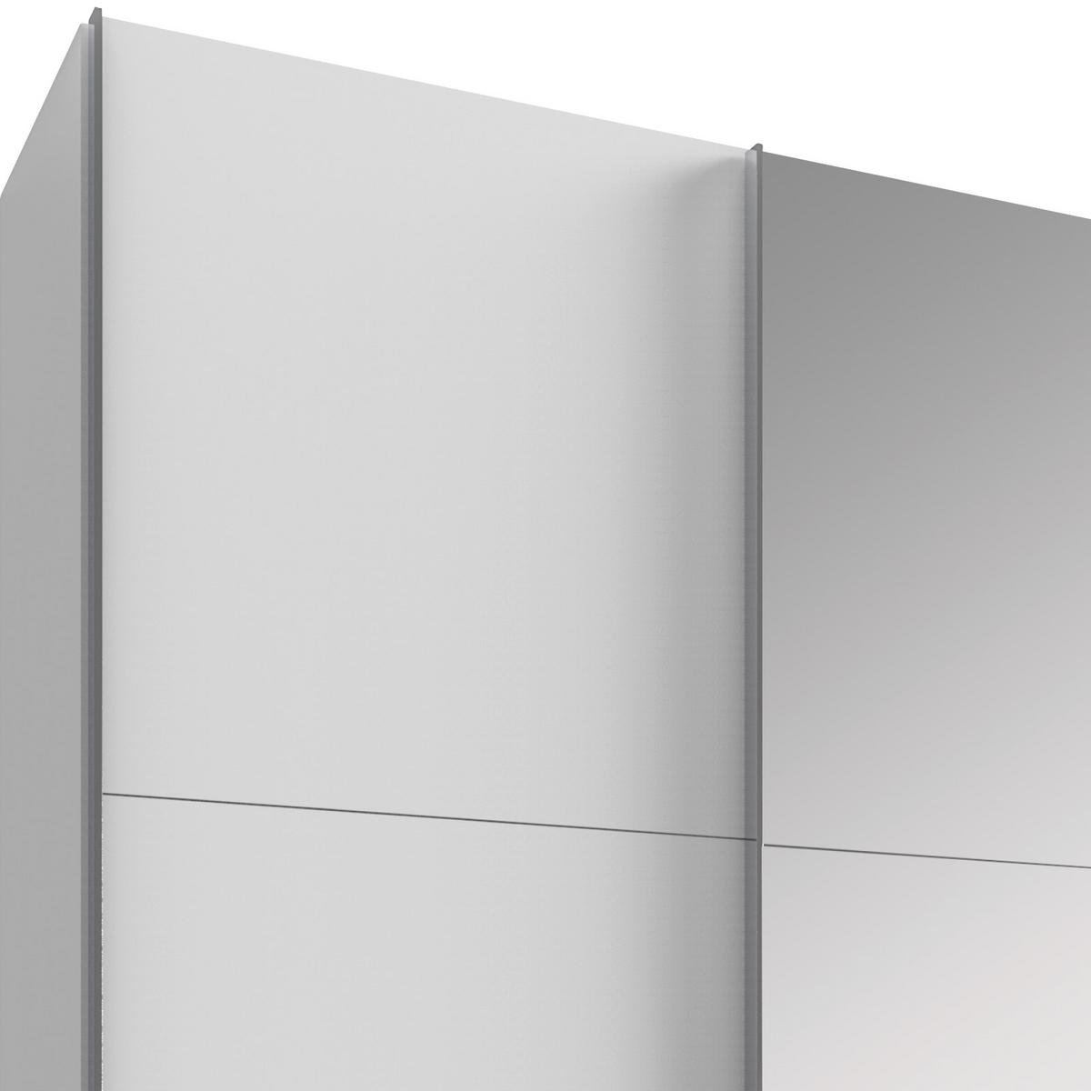 Ormar S Kliznim Vratima Level 36a - bijela/boje kroma, Moderno, staklo/drvni materijal (300/216/65cm) - Modern Living