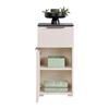 UNDERSKÅP LIANA -EXKLUSIV- - antracit, Modern, metall/trämaterial (39,5/80,6/35cm) - Mömax