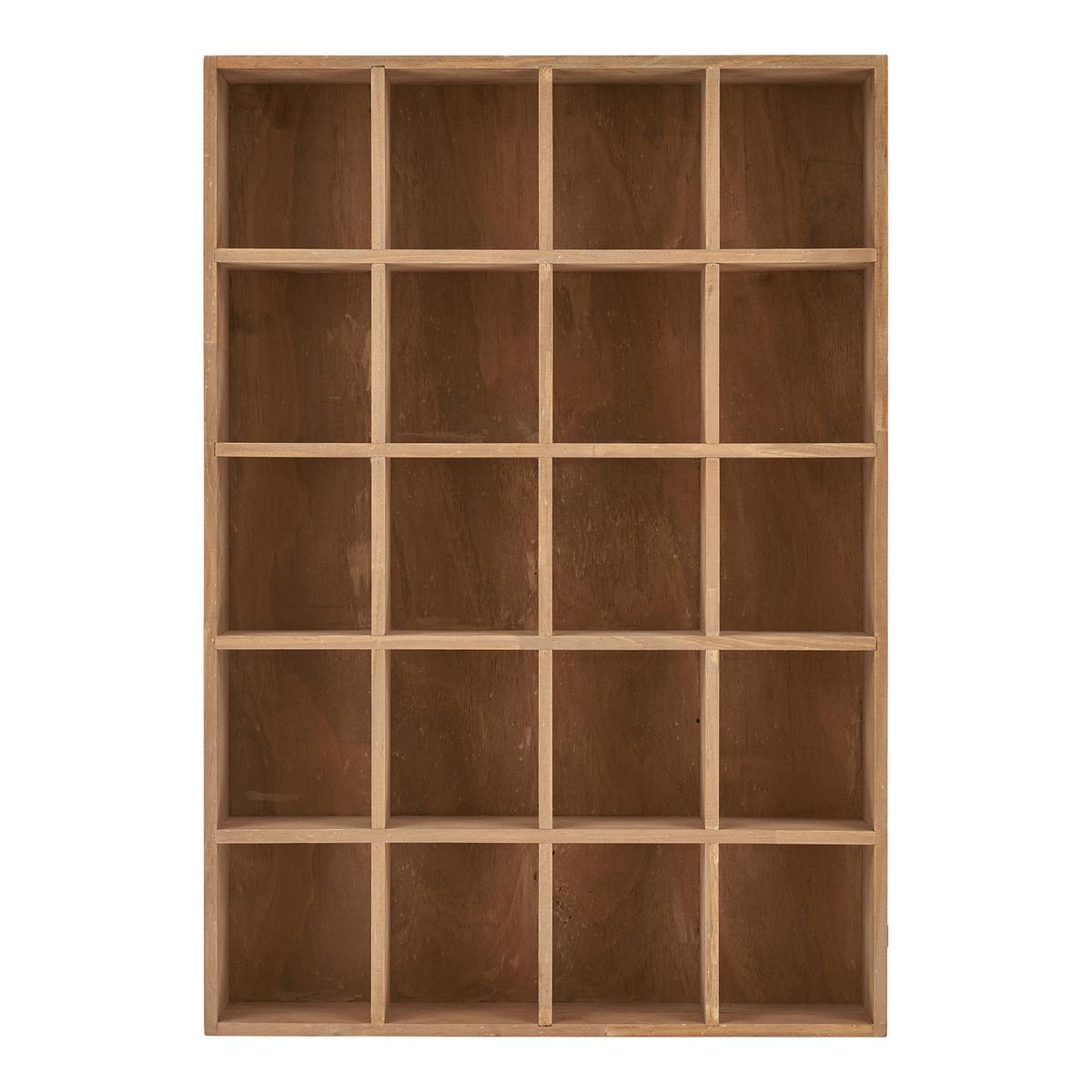 Wandregal Moss Echtholz - Kieferfarben, Basics, Holz (44/63/10cm) - MID.YOU