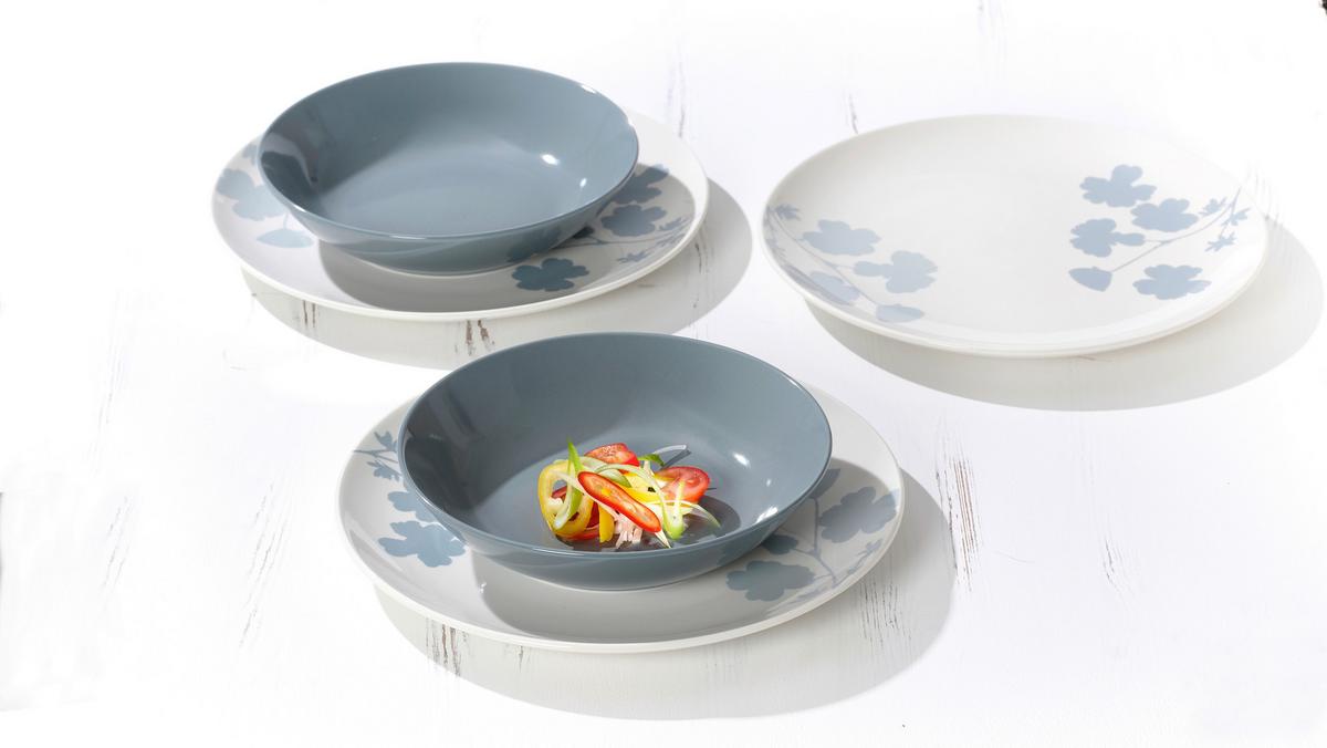 ZASTAWA STOŁOWA 427622 - biały/szary, Konventionell, ceramika (30/22/30cm) - Ritzenhoff Breker