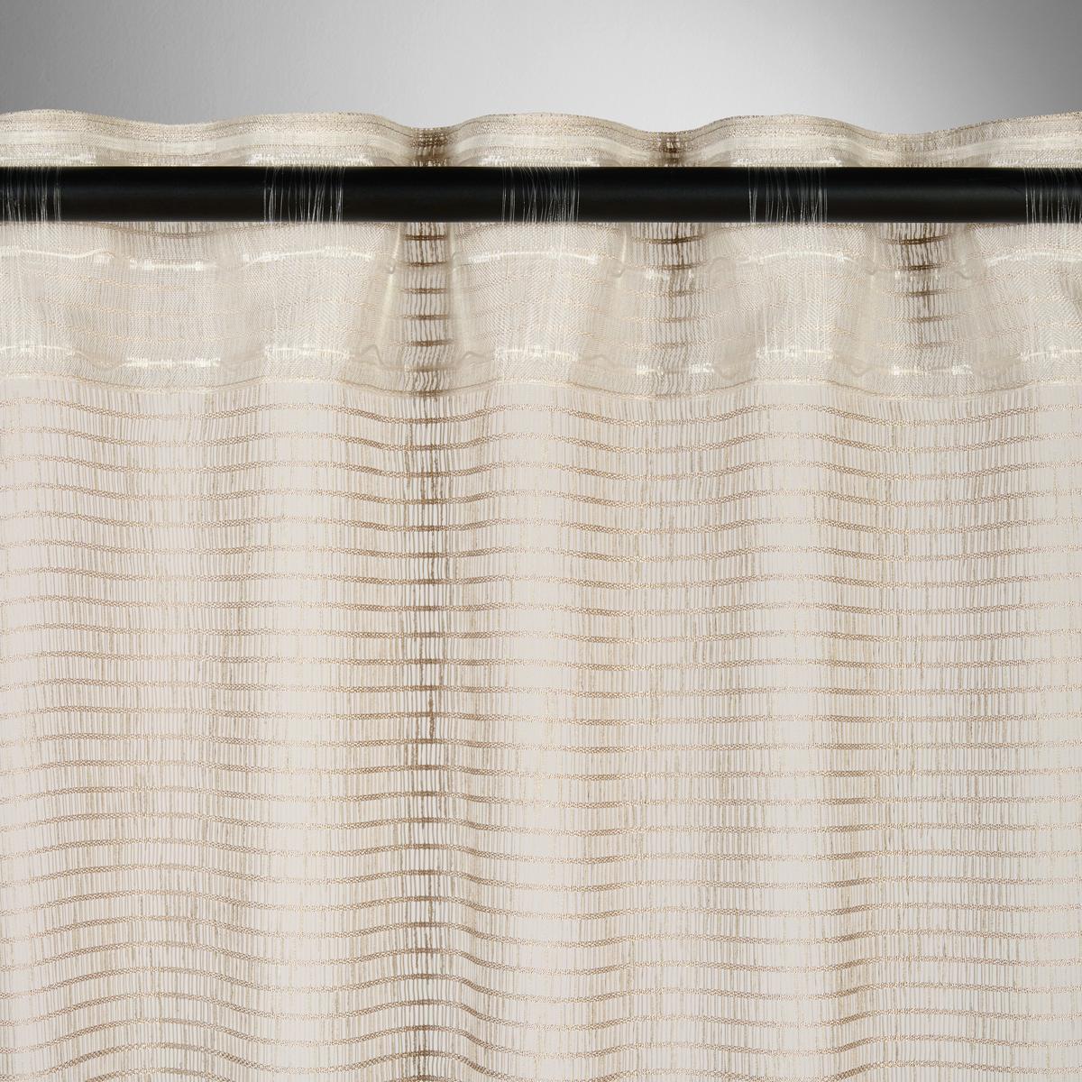 Končana Zavesa Luka - naravne barve, Konvencionalno, tekstil (135/245cm) - Premium Living