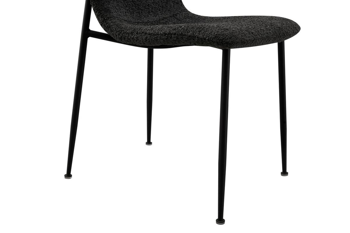 Stol Mila - temno siva/siva, Moderno, kovina/tekstil (43/82/57cm) - Mömax