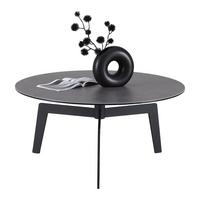 Couchtisch Buena Vista Anthrazit/Schwarz - Anthrazit/Schwarz, MODERN, Glas/Keramik (80/80/38cm) - Premium Living
