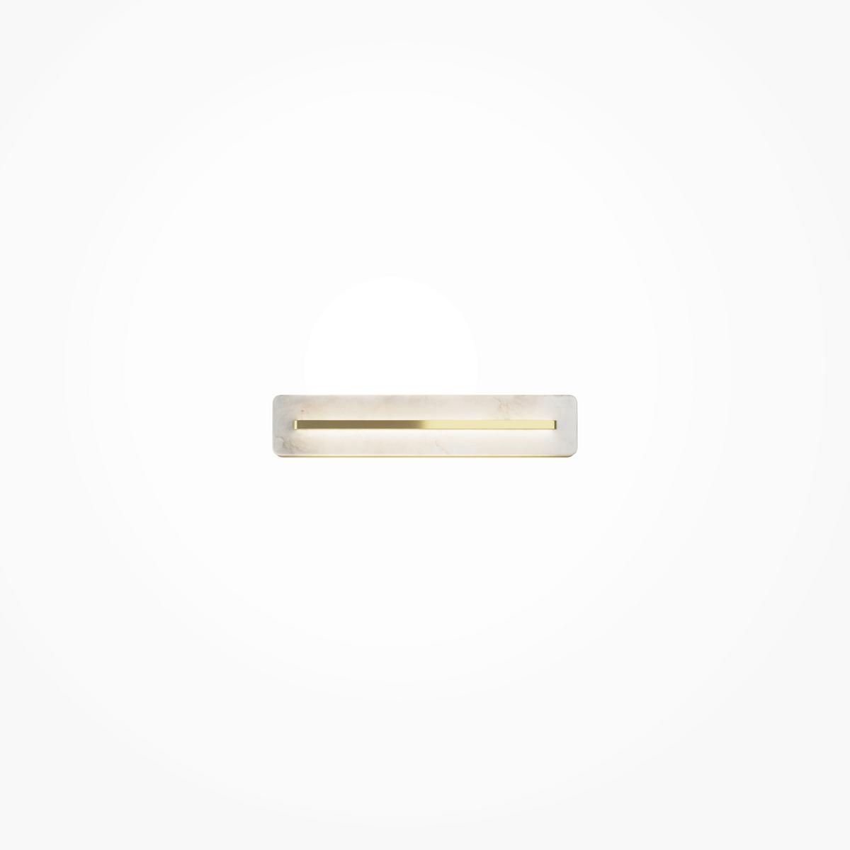 WANDLEUCHTE ALBATRE - Messingfarben, Design, Metall (6,6/8/40cm) - MAYTONI