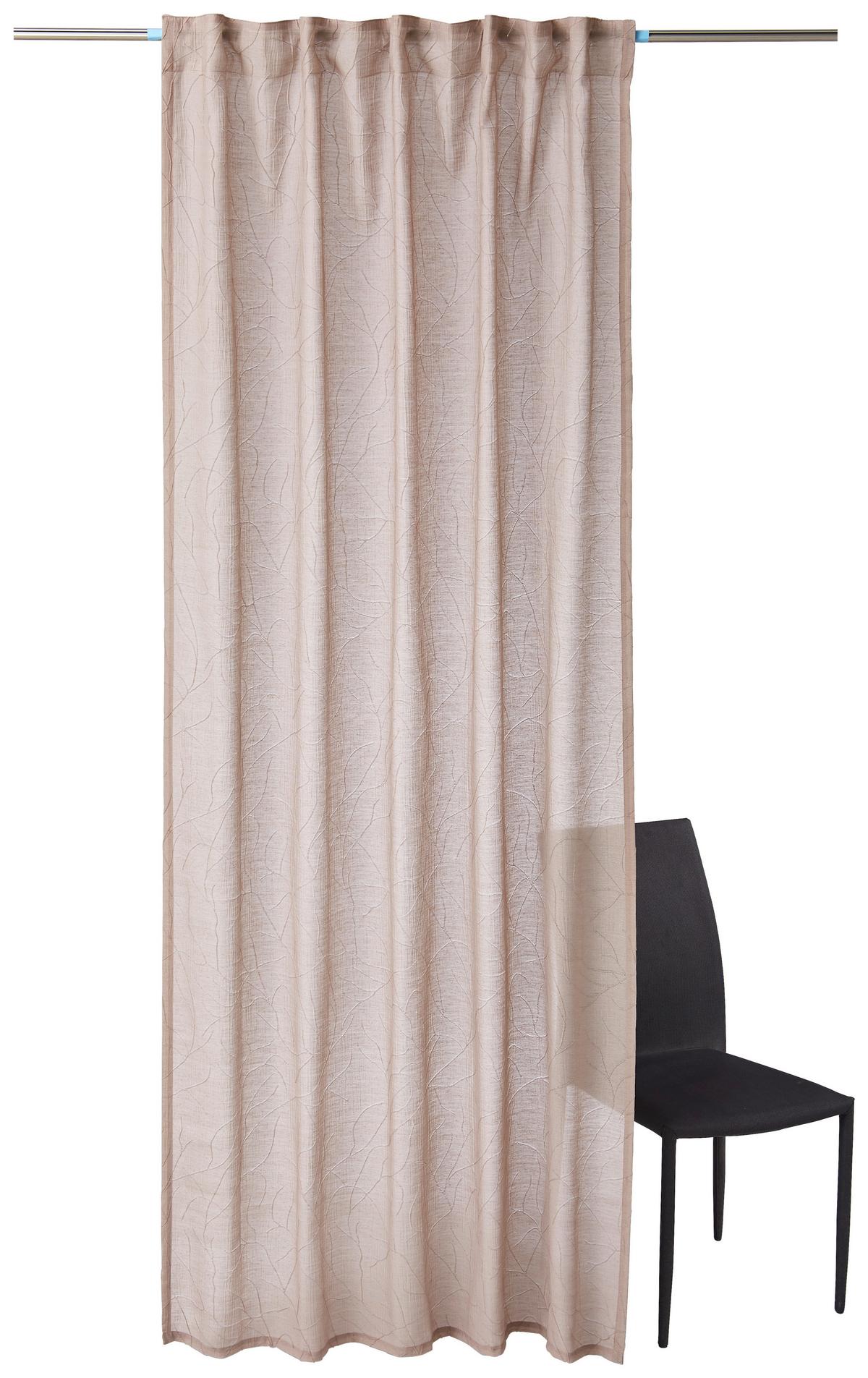 ZASŁONA GOTOWA TAINATE - taupe, Design, tkanina (135/245cm) - Esposa
