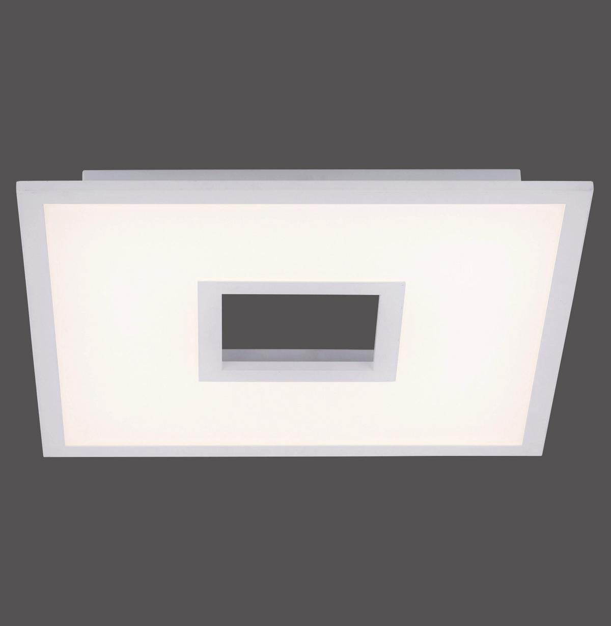 LED-Deckenleuchte 11645-16 max. 31 Watt - Weiß, Design, Metall (45/45/5cm)