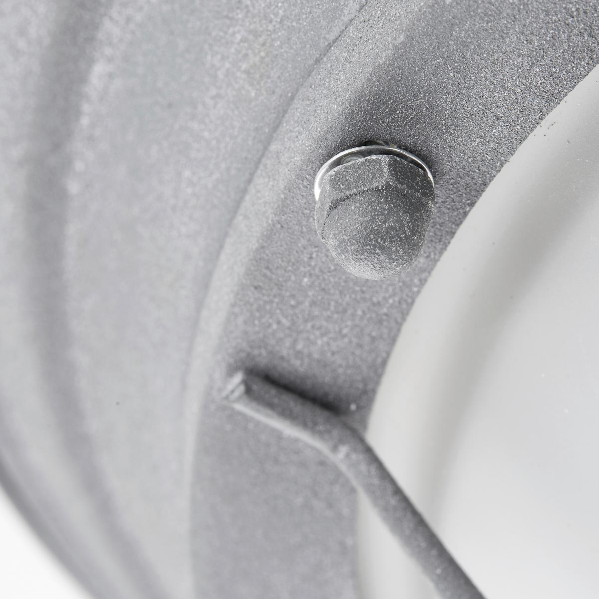 Deckenleuchte Typhoon Grau max. 2x30 Watt - Grau, KONVENTIONELL, Glas/Metall (34/14,5cm) - Brilliant