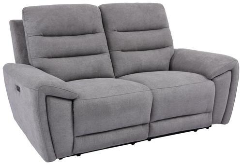 Sofa in Grau - Schwarz/Grau, Konventionell, Textil (169/94/100cm) - Modern Living